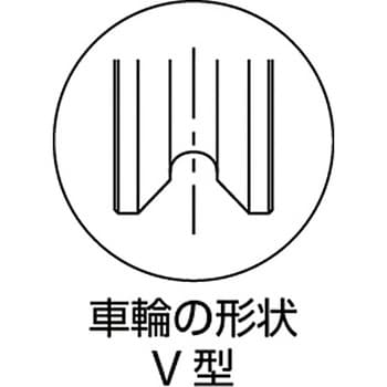 C-2000-75 C-2000マルコン枠付重量車(V型) 1個 MK(丸喜金属本社