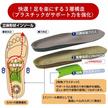 靴の中敷き ウォーキング2 アシマル