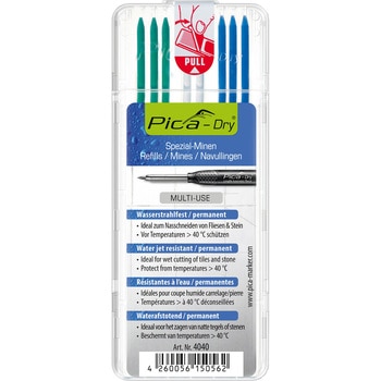 建築用シャープペンシル Pica-Dry[[R上]]用替芯 ピカマーカー
