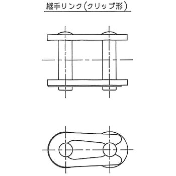 EKローラーチェーン(標準形)用ジョイントリンク ENUMA