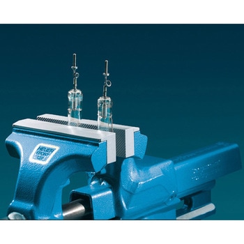 バイス用口金HEUER Protective Jaws ポリウレタン溝付 ブロッカース・ホイヤー社
