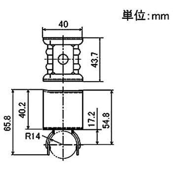 プラコン受け金具 矢崎化工