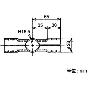 HJ-4 S Φ28メタルジョイント 1個 矢崎化工 【通販サイトMonotaRO】