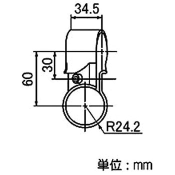 イレクター Φ42メタルジョイント 矢崎化工