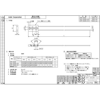 ファイバユニット HPF シリーズ azbil(山武)