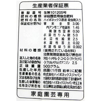 ハイポネックス原液 殺虫剤入り ハイポネックス 液体肥料 通販モノタロウ