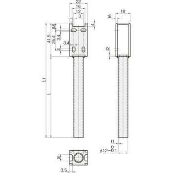 センサブラケット パイプ付ブラケット 岩田製作所