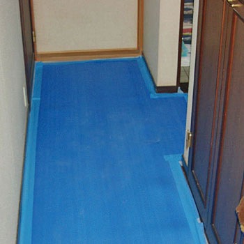 ブルー養生マット アイリスオーヤマ