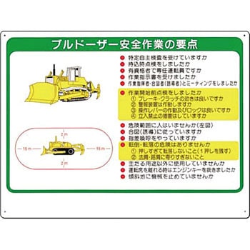 安全標識(重機取扱い標識) つくし工房