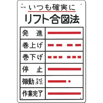 安全標識(重機取扱い標識) つくし工房