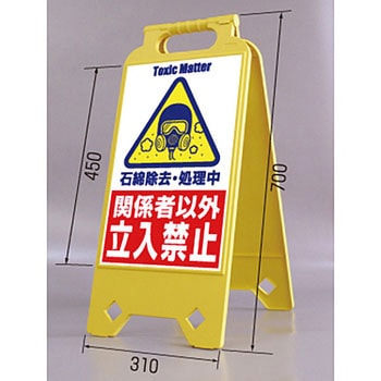 ネオスタンド(石綿関連標識) つくし工房