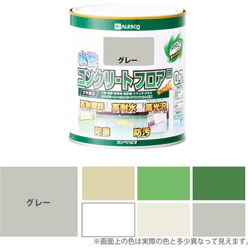 水性コンクリートフロア用 水性半屋外・屋内用塗料(つやあり) カンペハピオ