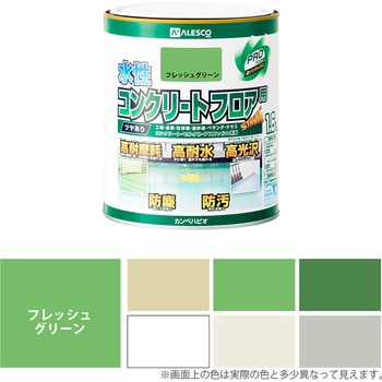 水性コンクリートフロア用 水性半屋外・屋内用塗料(つやあり) カンペハピオ
