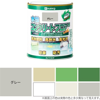 水性コンクリートフロア用 水性半屋外・屋内用塗料(つやあり) カンペハピオ