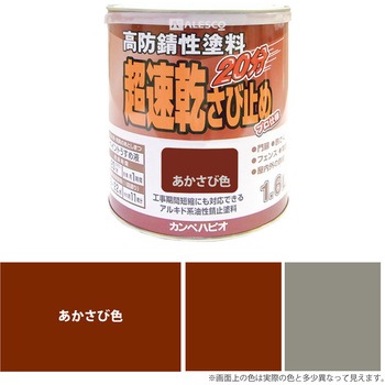 超速乾さび止め 油性さび止め塗料(つやけし) カンペハピオ