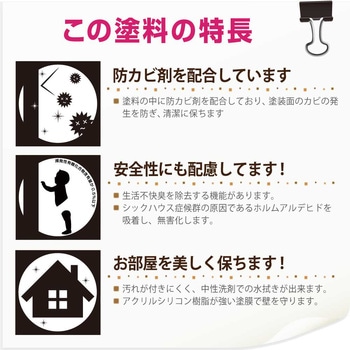室内かべ浴室用スプレー 水性室内壁用塗料 (2分つや：落ち着いたツヤ) カンペハピオ