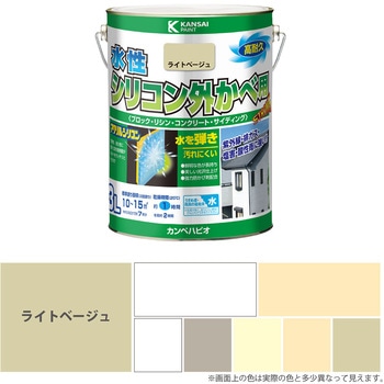 水性シリコン外かべ用 水性屋外壁用塗料 カンペハピオ