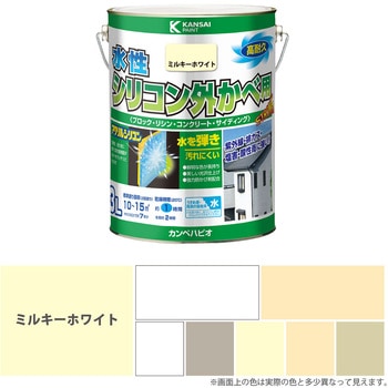 水性シリコン外かべ用 水性屋外壁用塗料 カンペハピオ