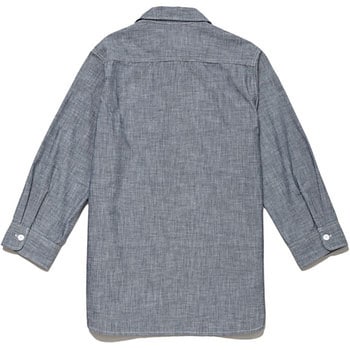 メンズシャンブレー七分袖シャツ Lee