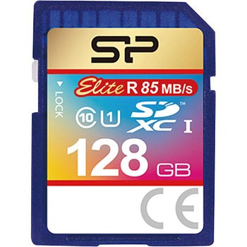 SP128GBSDXAU1V10 ELITE SDXC�J�[�h UHS-1 �V���R���p���[(Silicon Power) 22651353