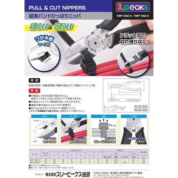 結束ひっぱりニッパー スリーピークス