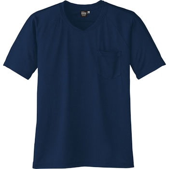 半袖VネックTシャツ A-667 コーコス信岡