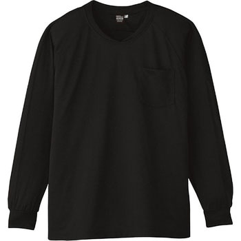長袖VネックTシャツ A-668 コーコス信岡
