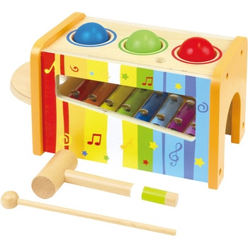 木製トントン鉄琴 ラッピング袋付き - アーテック[学校教材・教育玩具]