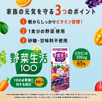 野菜生活100 ベリーサラダ カゴメ