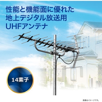 地上デジタル放送用(ローチャンネル)UHFパラスタックアンテナ - サン電子