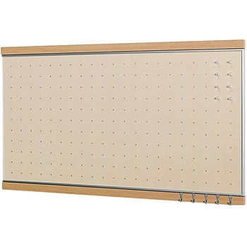 ベルク:フック付マグボード セピア 450×600mm MR4055 止め金具 フック