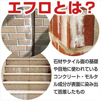 復活洗浄剤 エフロ用 エフロ(外壁の白い汚れ)除去洗浄剤 カンペハピオ