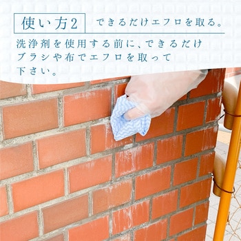 17660061020 復活洗浄剤 エフロ用 エフロ(外壁の白い汚れ)除去洗浄剤 1