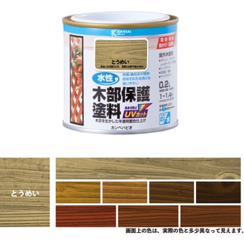 水性木部保護塗料 水性木部保護塗料(木目を活かした半透明着色仕上げ) カンペハピオ