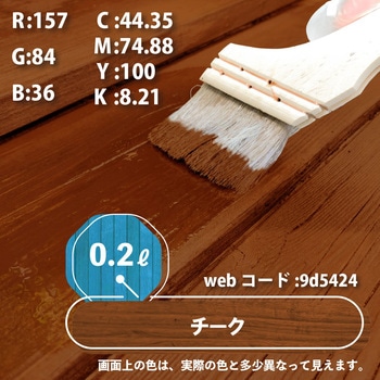 水性木部保護塗料 水性木部保護塗料(木目を活かした半透明着色仕上げ) カンペハピオ