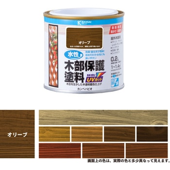 水性木部保護塗料 水性木部保護塗料(木目を活かした半透明着色仕上げ) カンペハピオ