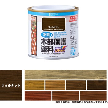 水性木部保護塗料 水性木部保護塗料(木目を活かした半透明着色仕上げ) カンペハピオ