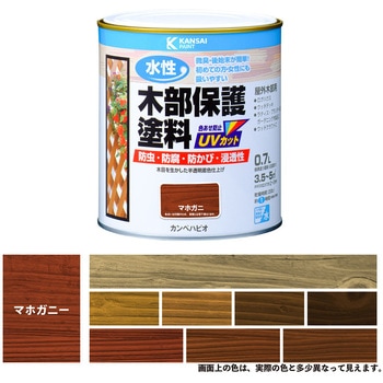 水性木部保護塗料 水性木部保護塗料(木目を活かした半透明着色仕上げ) カンペハピオ