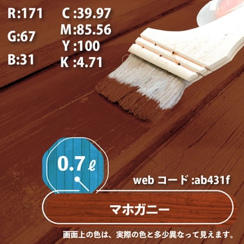 水性木部保護塗料 水性木部保護塗料(木目を活かした半透明着色仕上げ) カンペハピオ