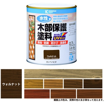 水性木部保護塗料 水性木部保護塗料(木目を活かした半透明着色仕上げ) カンペハピオ