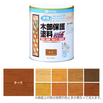 水性木部保護塗料 水性木部保護塗料(木目を活かした半透明着色仕上げ) カンペハピオ