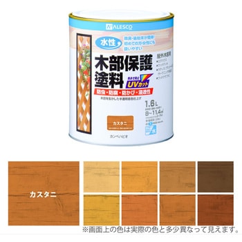 水性木部保護塗料 水性木部保護塗料(木目を活かした半透明着色仕上げ) カンペハピオ