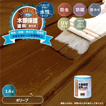 水性木部保護塗料 水性木部保護塗料(木目を活かした半透明着色仕上げ) カンペハピオ