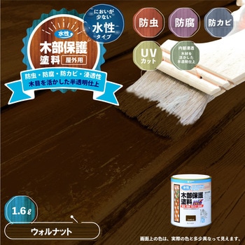水性木部保護塗料 水性木部保護塗料(木目を活かした半透明着色仕上げ) カンペハピオ