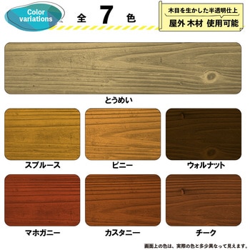 水性木部保護塗料 水性木部保護塗料(木目を活かした半透明着色仕上げ) カンペハピオ