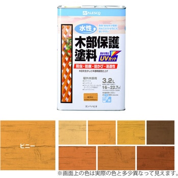 水性木部保護塗料 水性木部保護塗料(木目を活かした半透明着色仕上げ) カンペハピオ