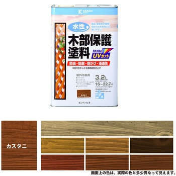 水性木部保護塗料 水性木部保護塗料(木目を活かした半透明着色仕上げ) カンペハピオ