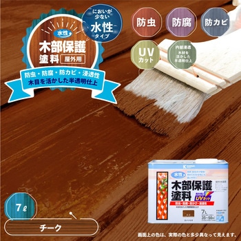 水性木部保護塗料 水性木部保護塗料(木目を活かした半透明着色仕上げ) カンペハピオ