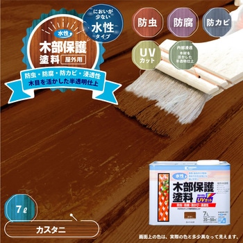 水性木部保護塗料 水性木部保護塗料(木目を活かした半透明着色仕上げ) カンペハピオ