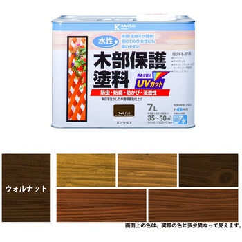 水性木部保護塗料 水性木部保護塗料(木目を活かした半透明着色仕上げ) カンペハピオ